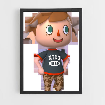 ap-villager nintendo-1 cadre Noir