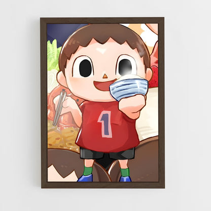 ap-villager nintendo-3 cadre Bois foncé