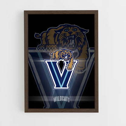 ap-villanova wildcats-1 cadre Bois foncé