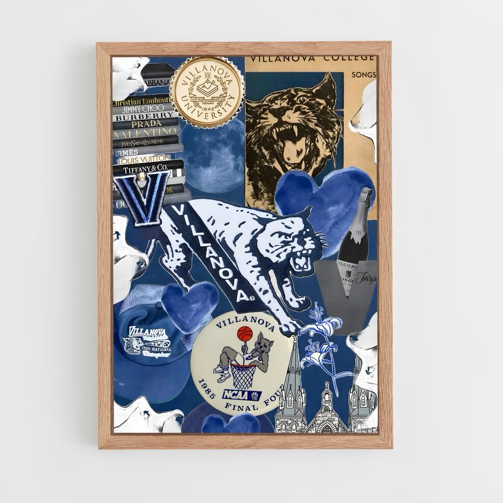ap-villanova wildcats-4 cadre Bois clair