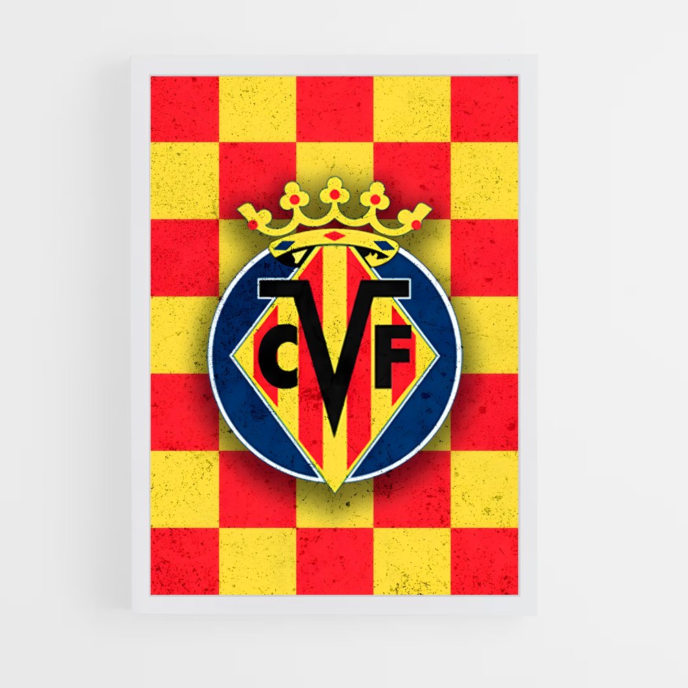 ap-villarreal cf-3 cadre Blanc