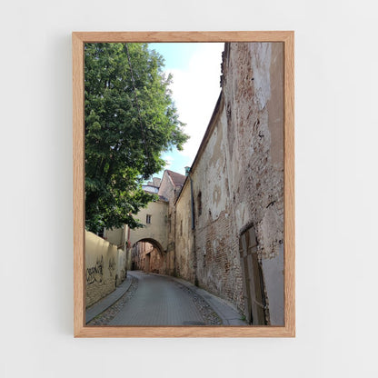 ap-vilnius old town-2 cadre Bois clair