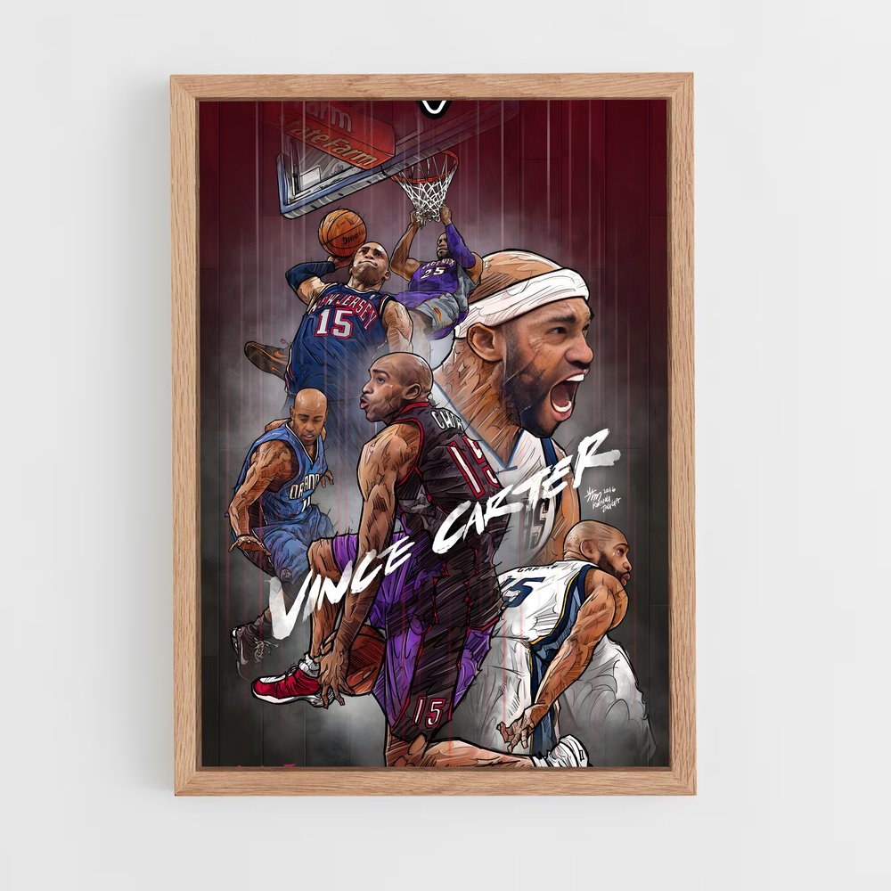 ap-vince carter-3 cadre Bois clair