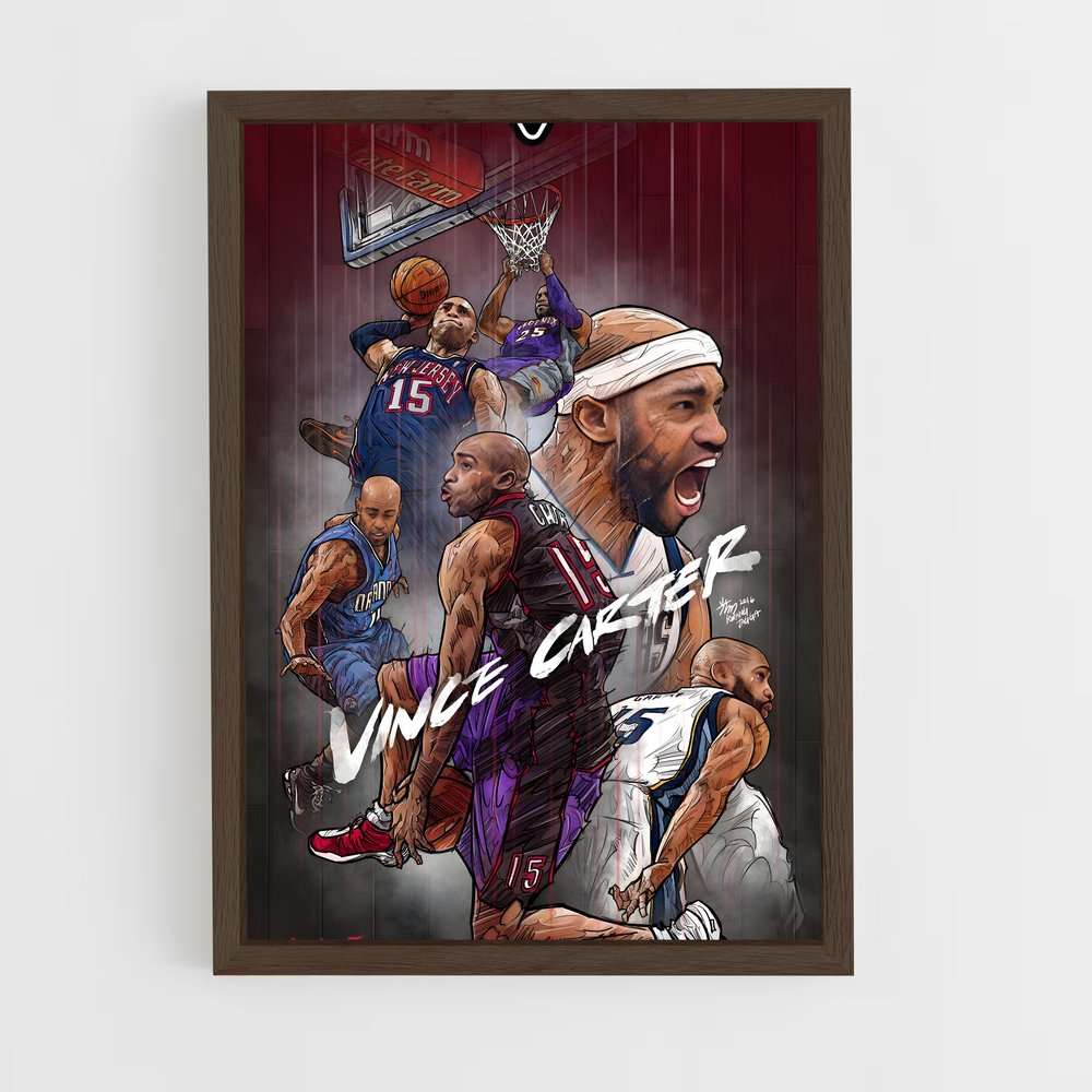 ap-vince carter-3 cadre Bois foncé