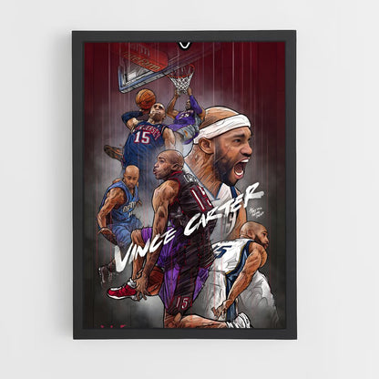 ap-vince carter-3 cadre Noir