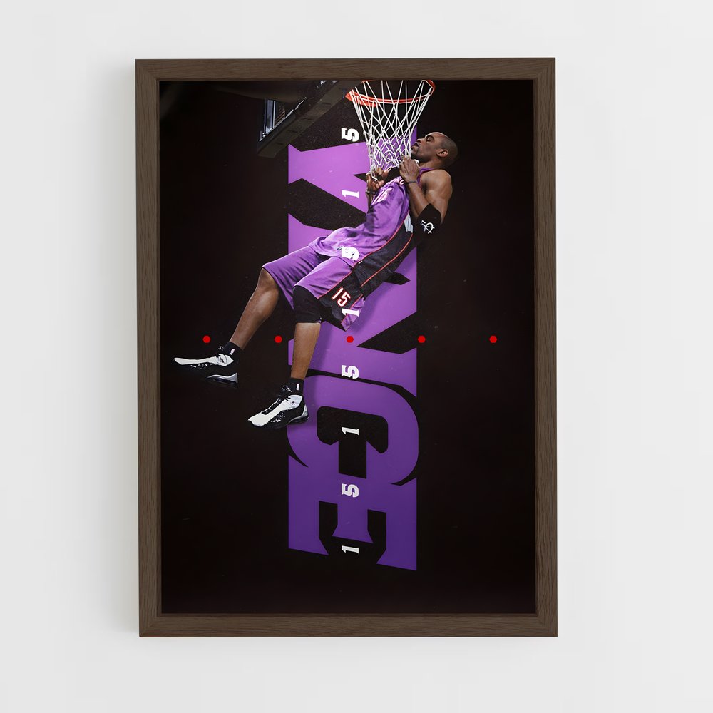 ap-vince carter-4 cadre Bois foncé