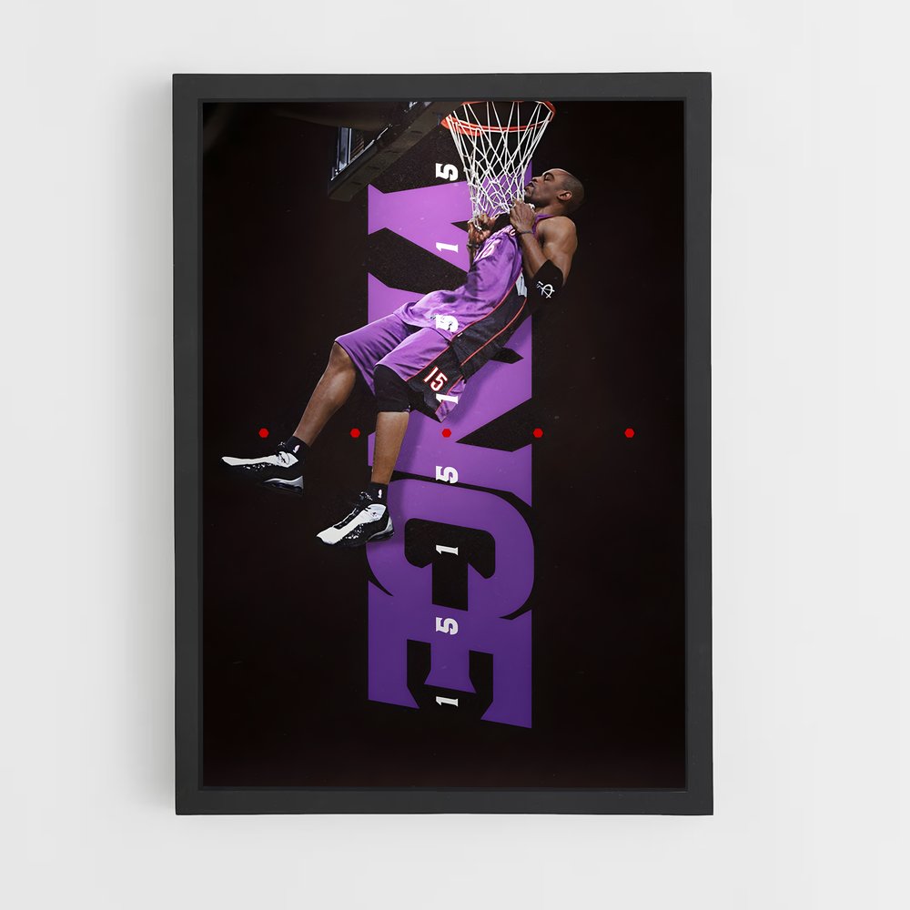 ap-vince carter-4 cadre Noir