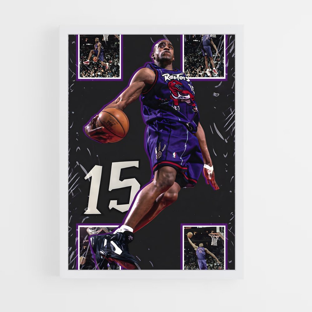 ap-vince carter-8 cadre Blanc