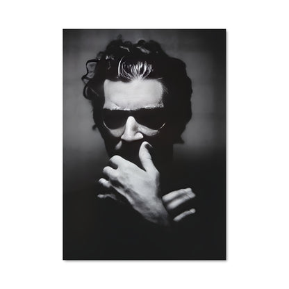 Poster Introspection Noir et Blanc