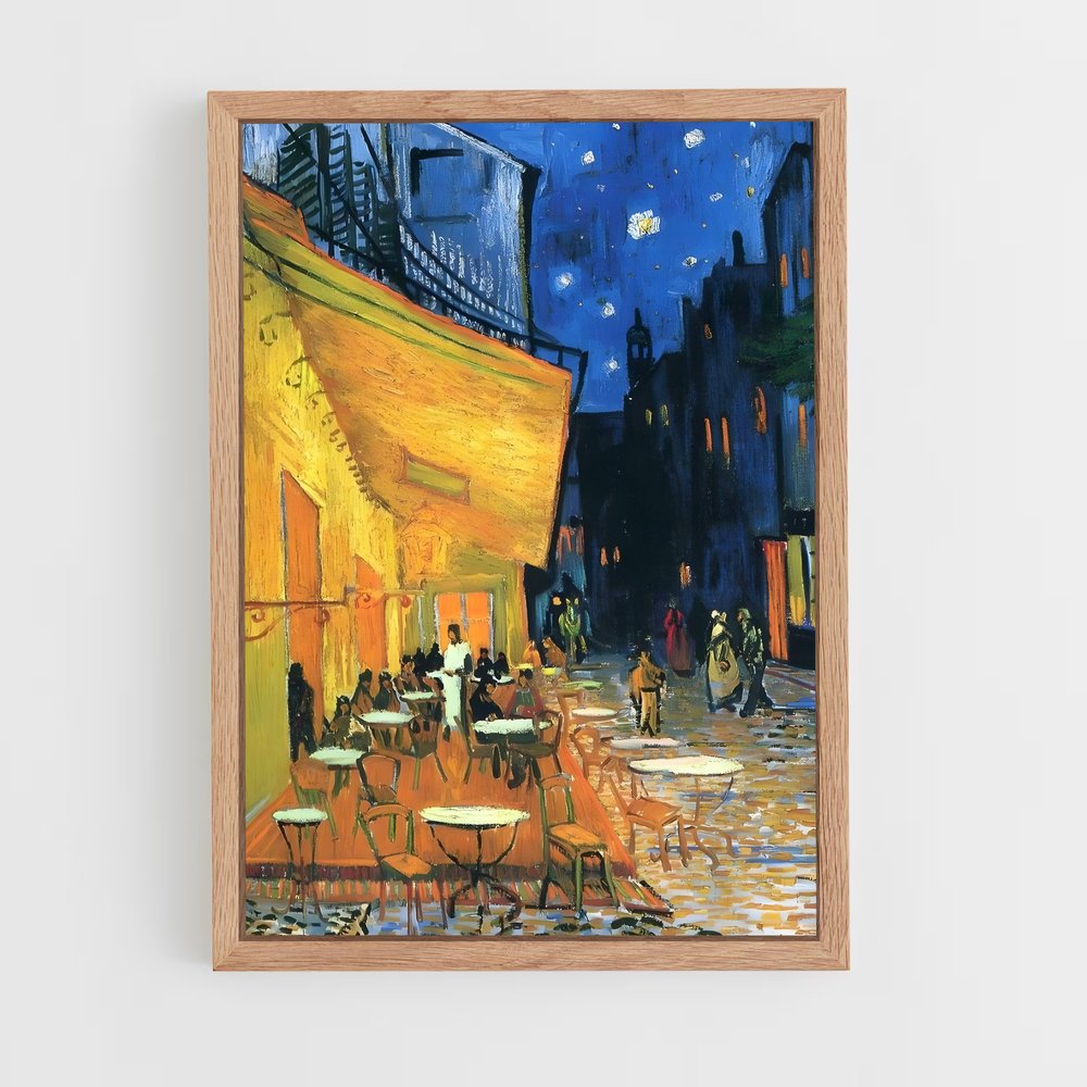ap-vincent van gogh-10 cadre Bois clair