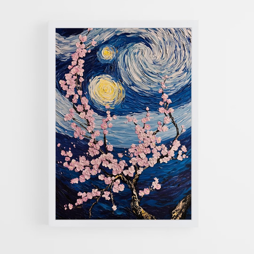 ap-vincent van gogh-11 cadre Blanc