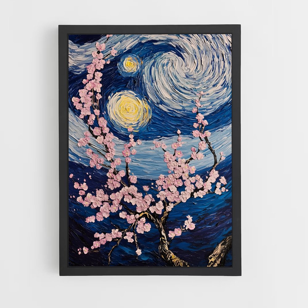 ap-vincent van gogh-11 cadre Noir