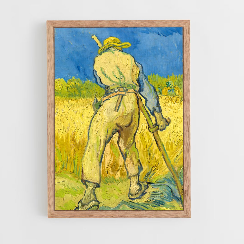 ap-vincent van gogh-3 cadre Bois clair