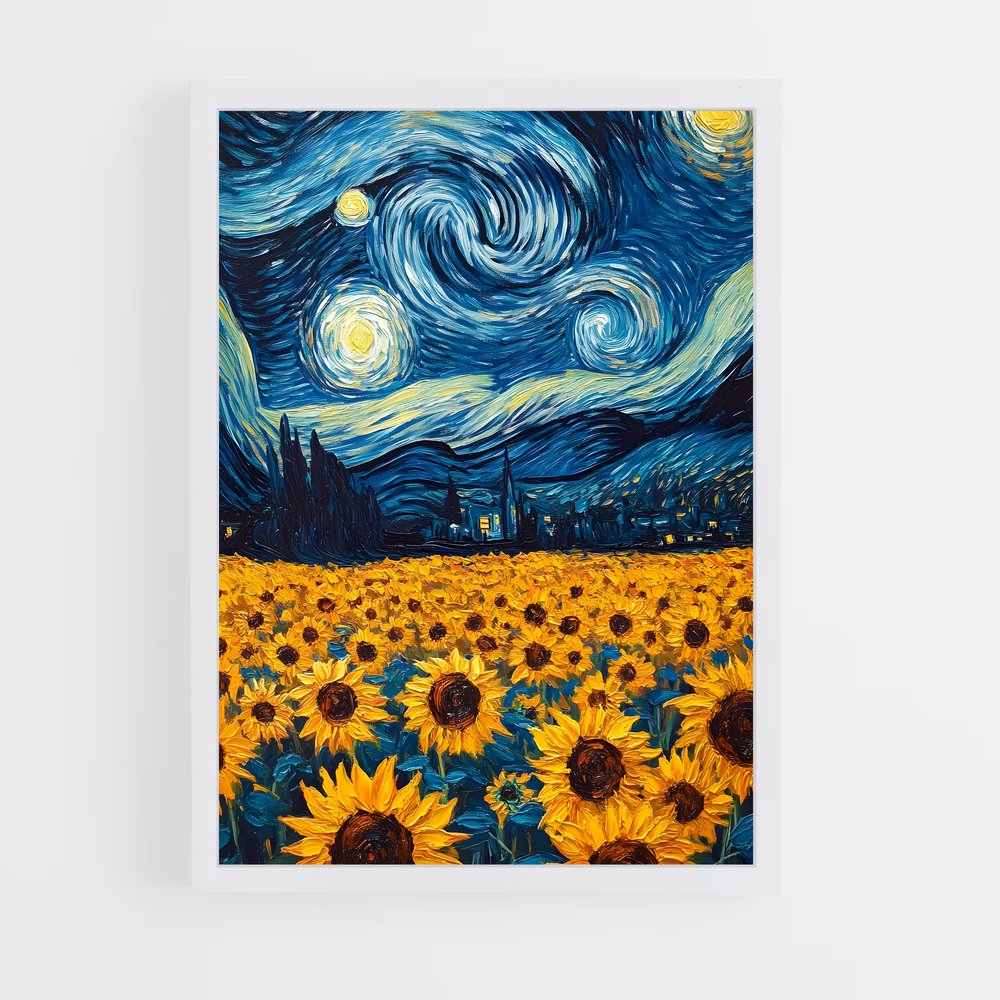 ap-vincent van gogh-5 cadre Blanc