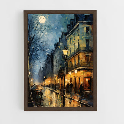 ap-vincent van gogh-6 cadre Bois foncé