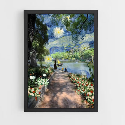 ap-vincent van gogh-8 cadre Noir