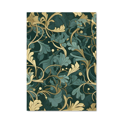 Poster Feuilles Dorées