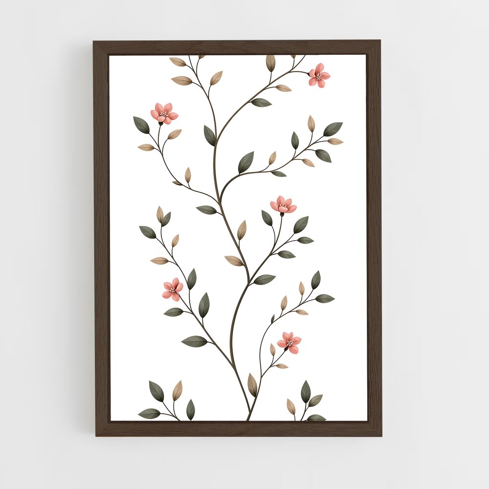 ap-vine patterns-3 cadre Bois foncé