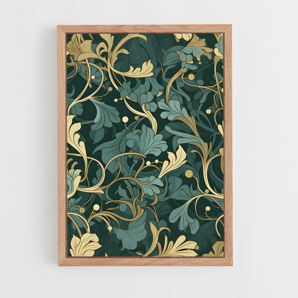 ap-vine patterns-4 cadre Bois clair