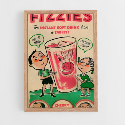 ap-vintage advertising-2 cadre Bois clair