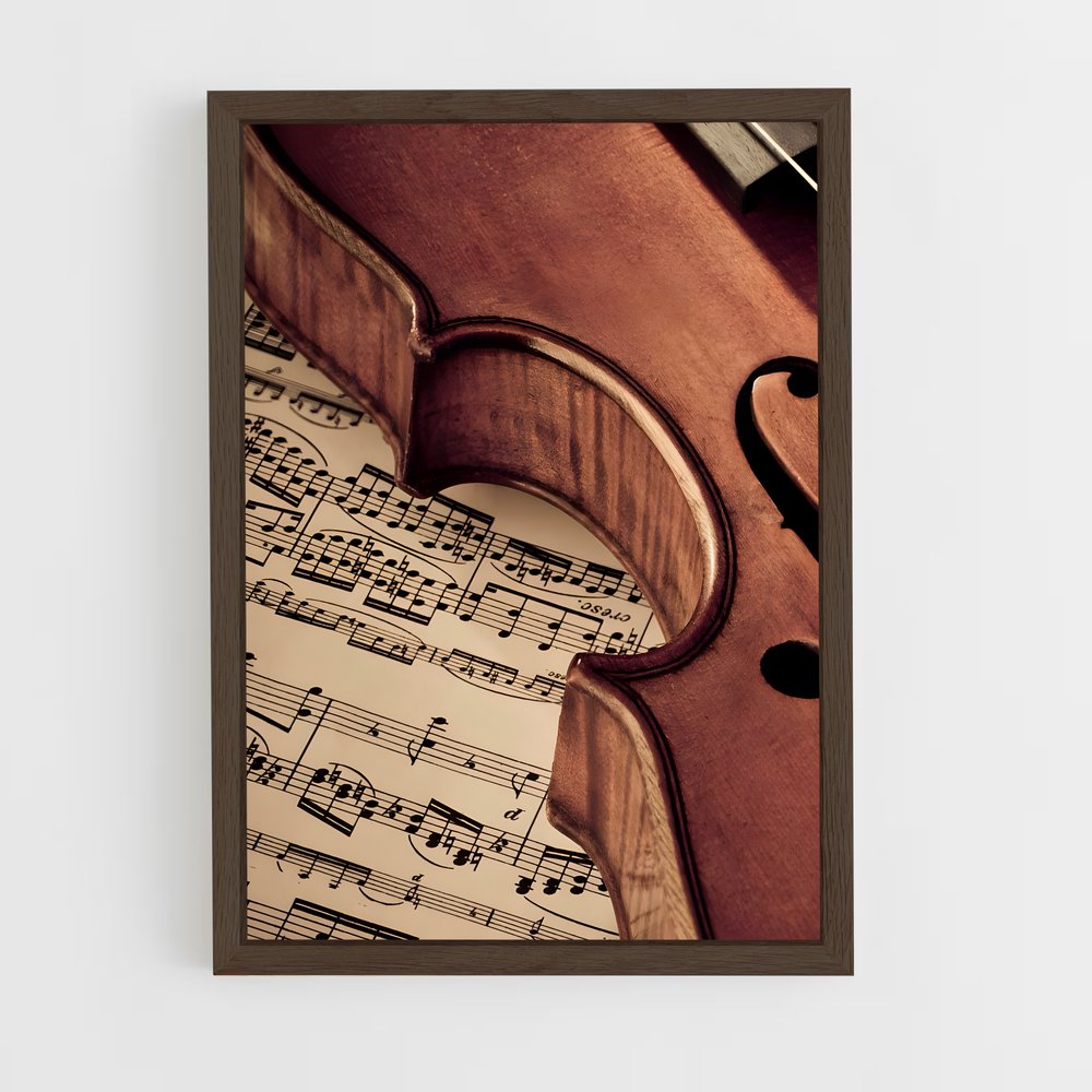 ap-viola-3 cadre Bois foncé