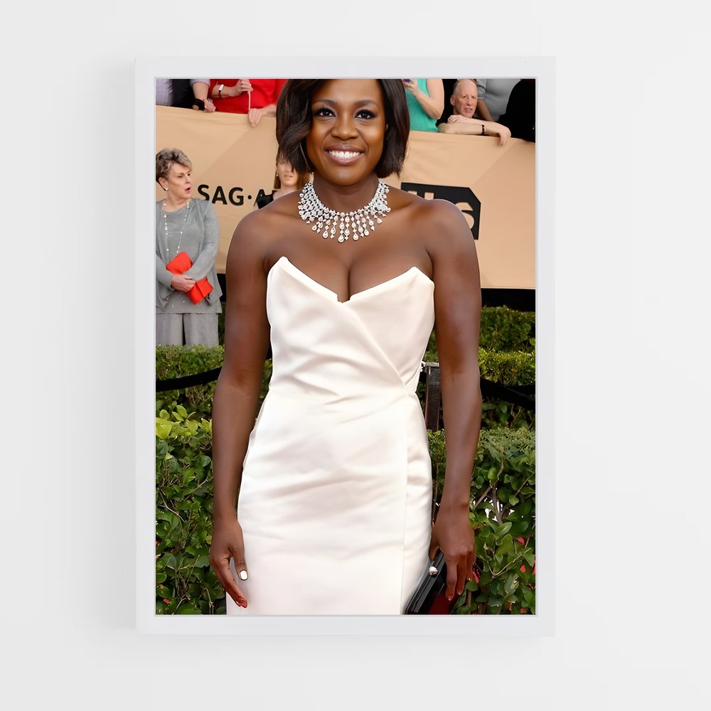 ap-viola davis-10 cadre Blanc