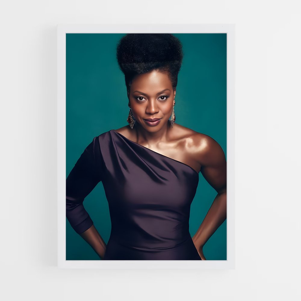 ap-viola davis-2 cadre Blanc