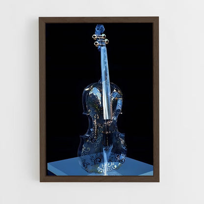 ap-violin-5 cadre Bois foncé