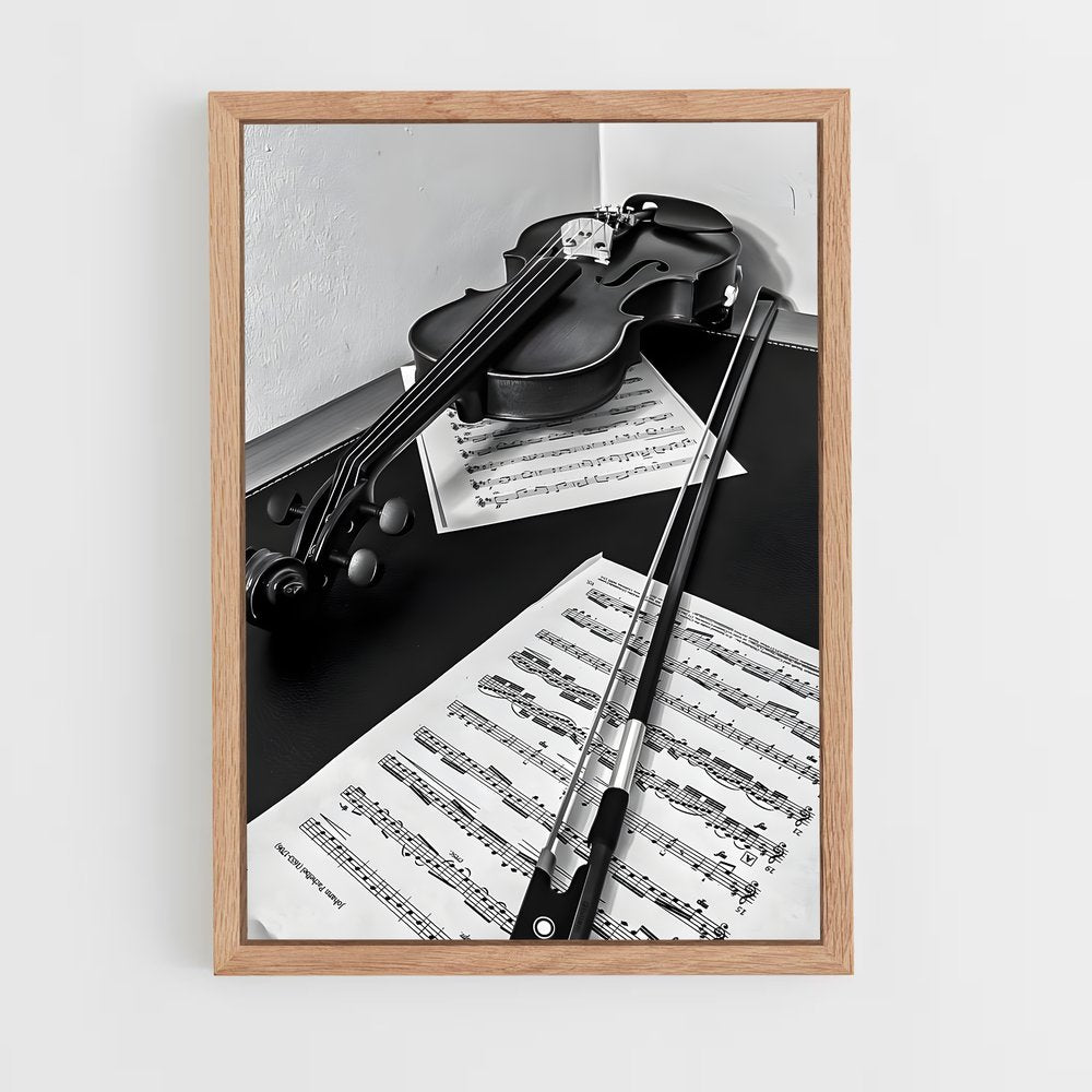 ap-violin-7 cadre Bois clair