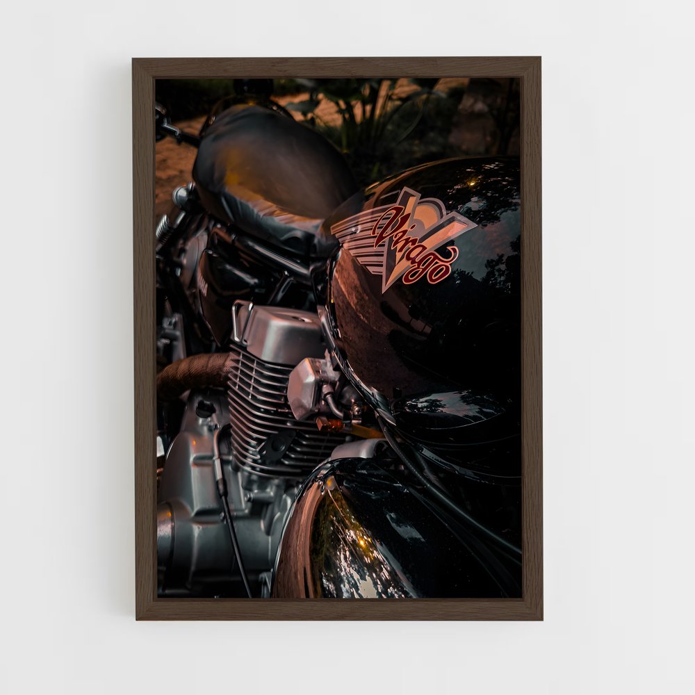 ap-virago 750-1 cadre Bois foncé