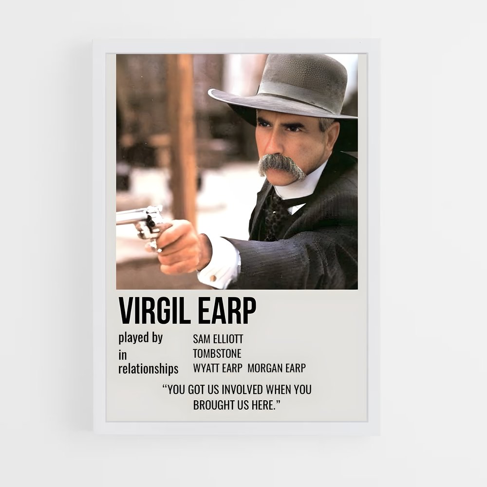 ap-virgil earp-2 cadre Blanc