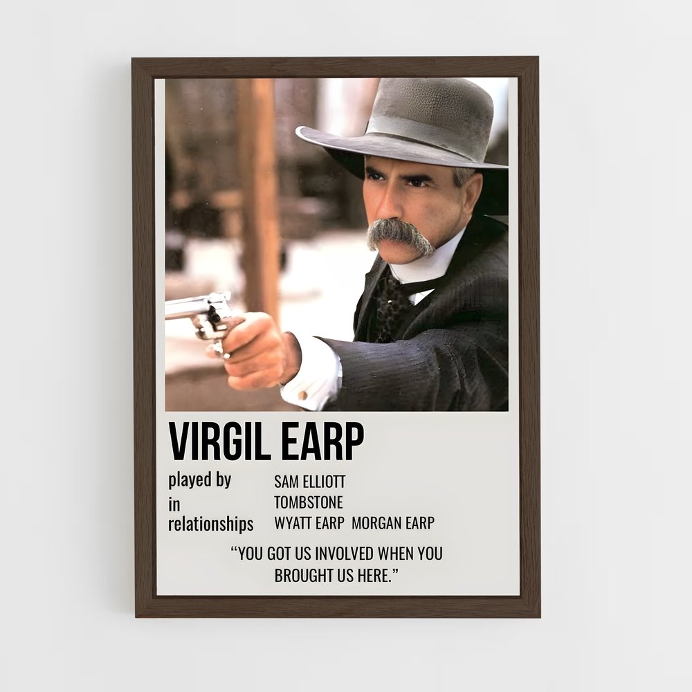 ap-virgil earp-2 cadre Bois foncé