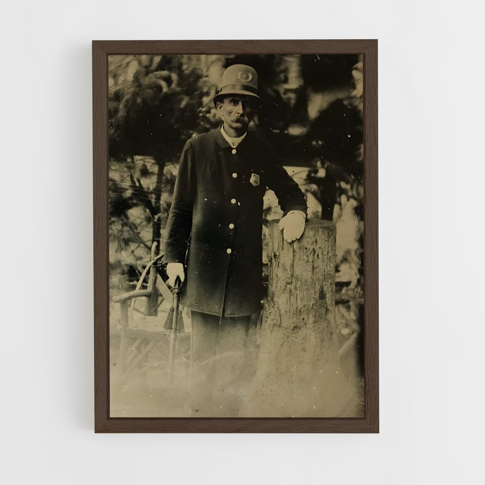 ap-virgil earp-4 cadre Bois foncé