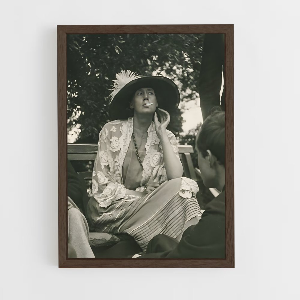 ap-virginia woolf-1 cadre Bois foncé