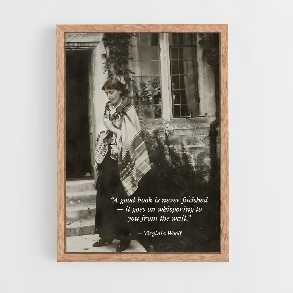 ap-virginia woolf-3 cadre Bois clair