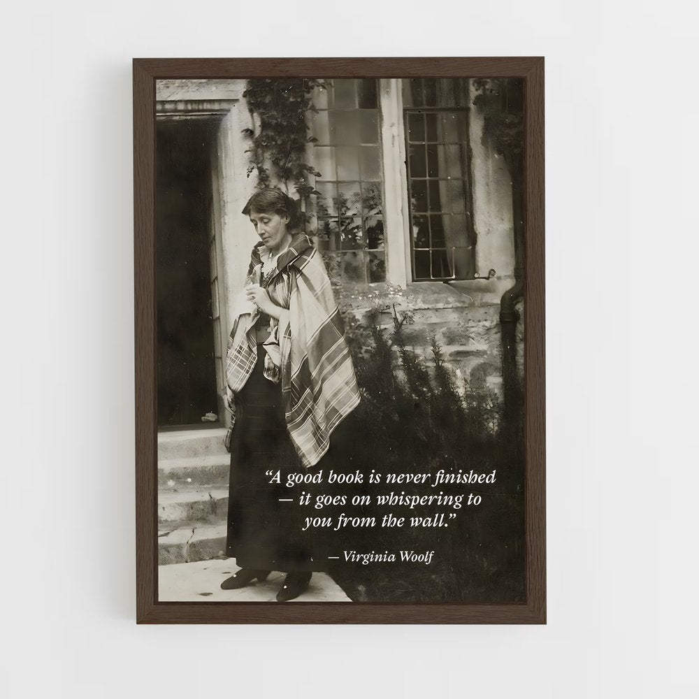 ap-virginia woolf-3 cadre Bois foncé