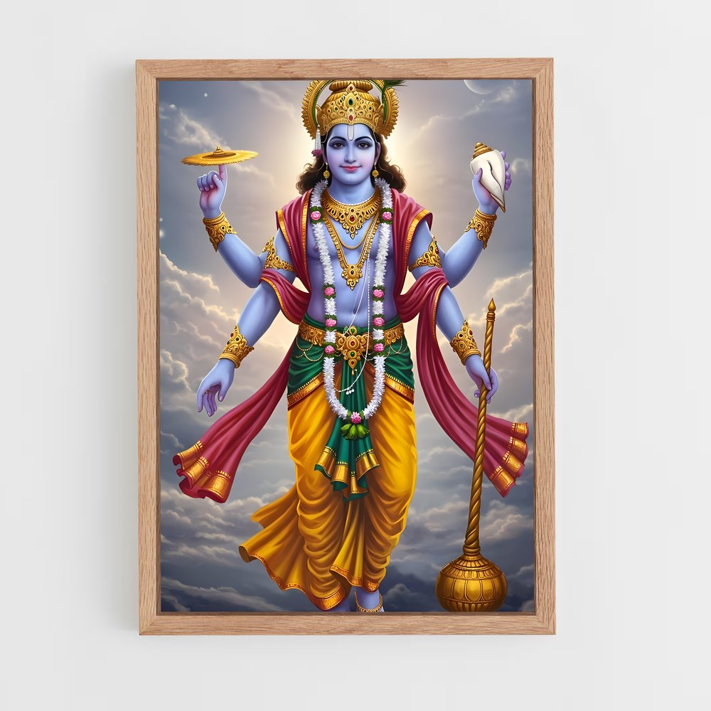 ap-vishnu-7 cadre Bois clair