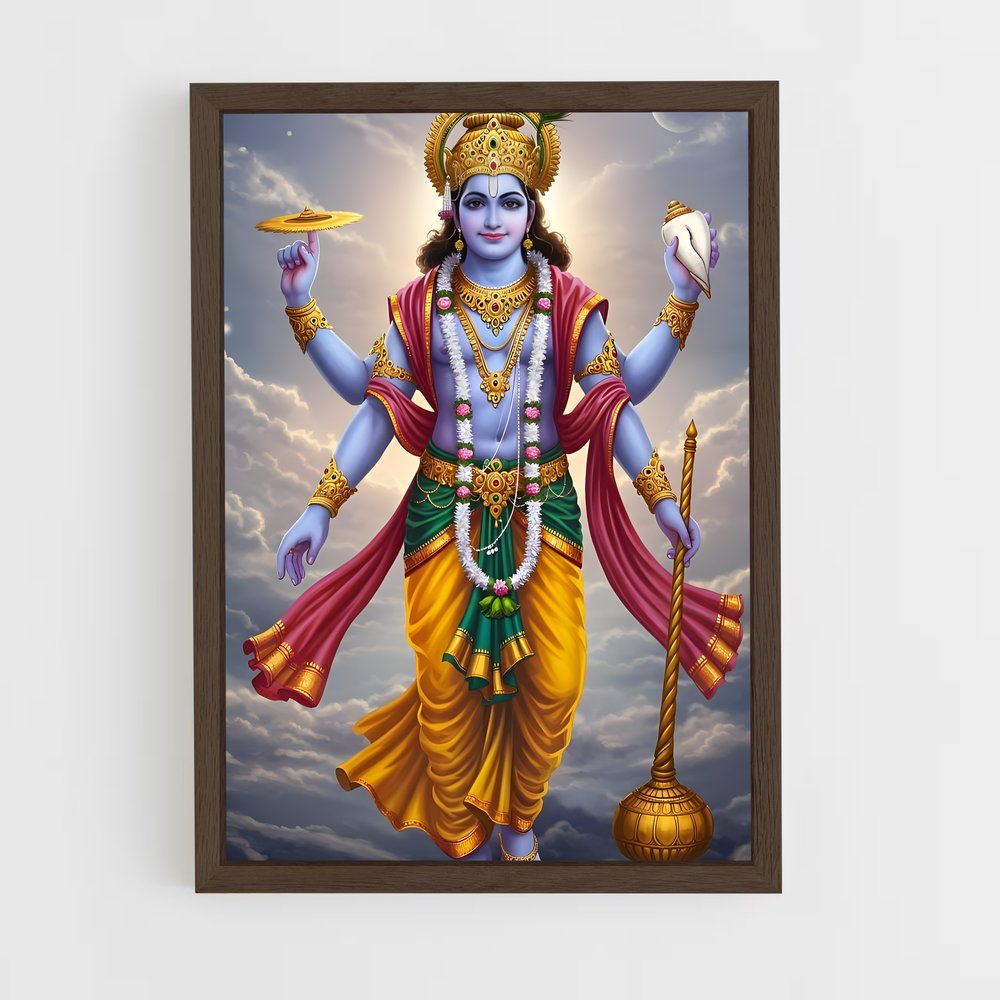 ap-vishnu-7 cadre Bois foncé