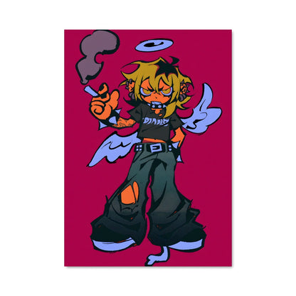 Poster Cartoon Commando