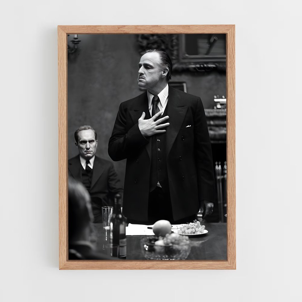ap-vito corleone-2 cadre Bois clair