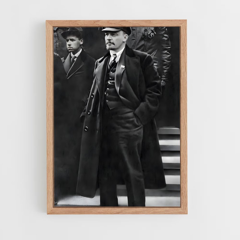 ap-vladimir lenin-1 cadre Bois clair