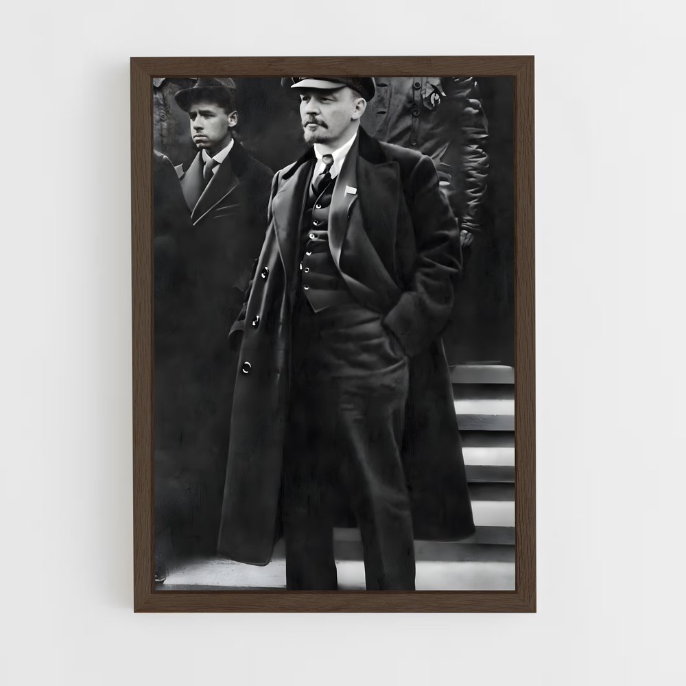 ap-vladimir lenin-1 cadre Bois foncé