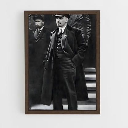 ap-vladimir lenin-1 cadre Bois foncé