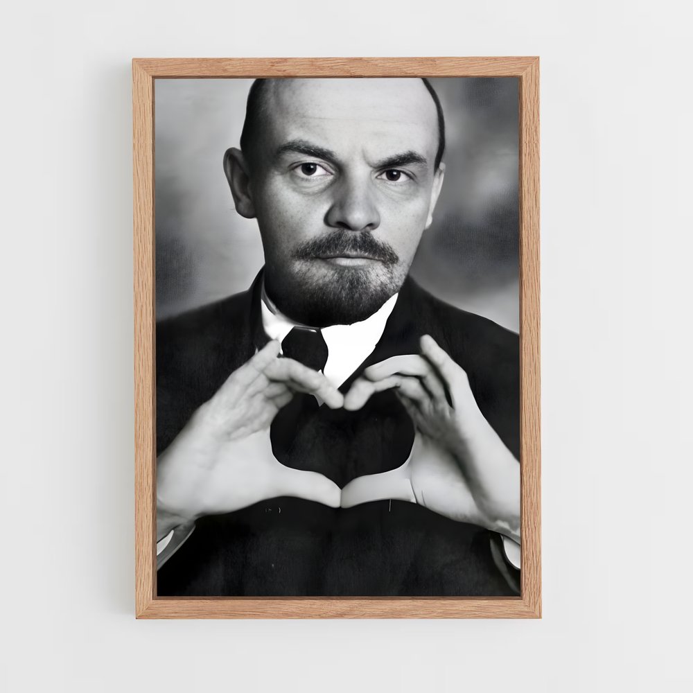 ap-vladimir lenin-2 cadre Bois clair