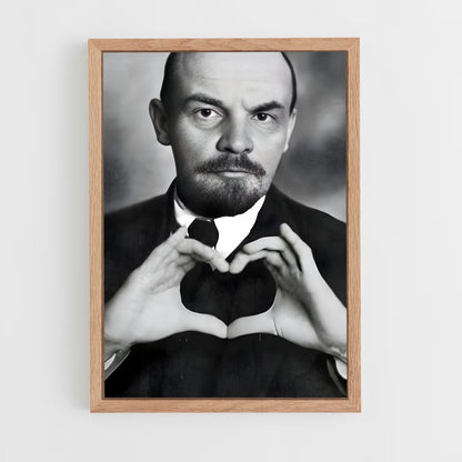 ap-vladimir lenin-2 cadre Bois clair