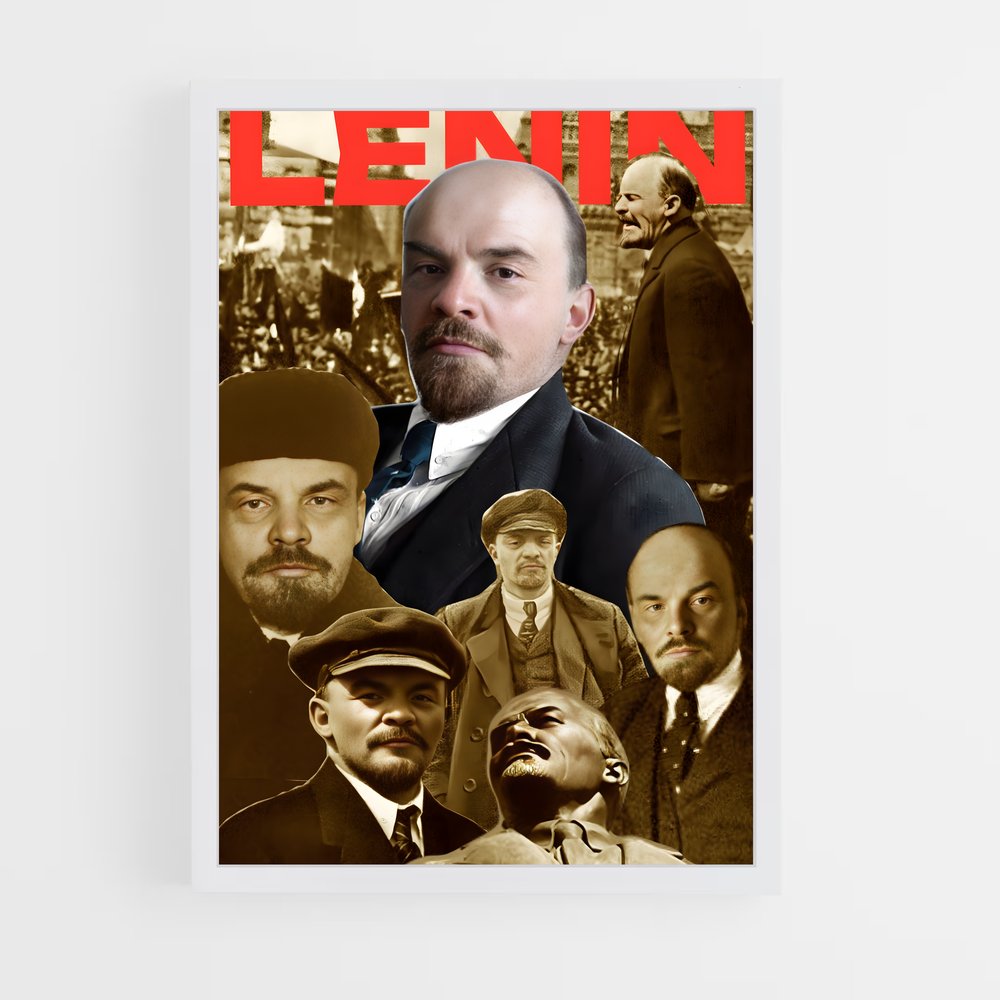 ap-vladimir lenin-4 cadre Blanc