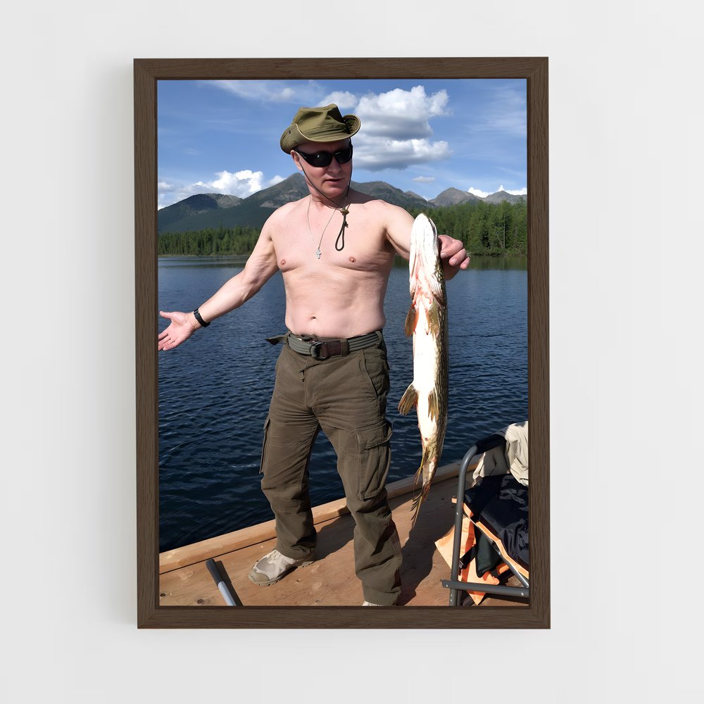 ap-vladimir putin-3 cadre Bois foncé