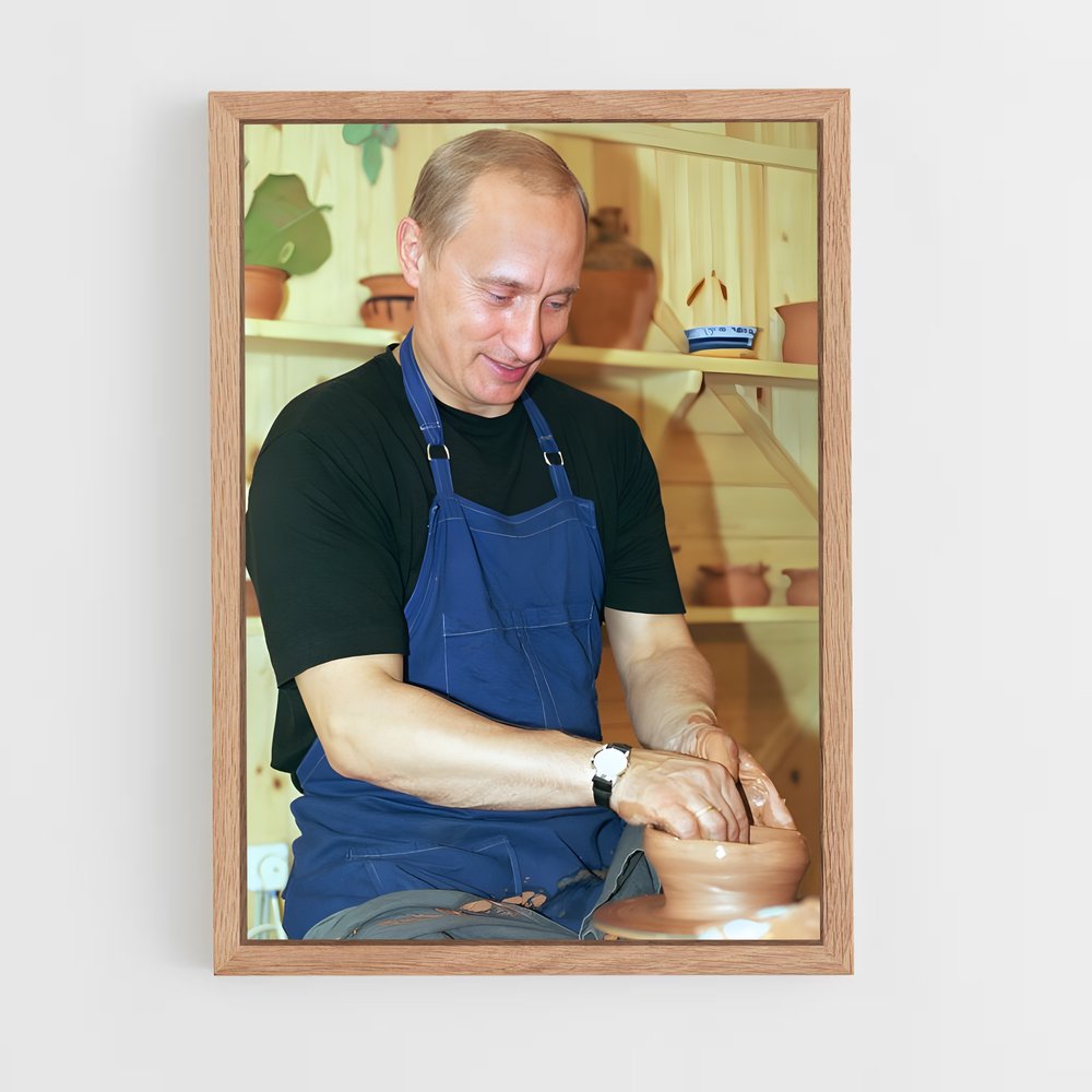 ap-vladimir putin-4 cadre Bois clair