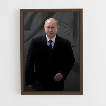 ap-vladimir putin-7 cadre Bois foncé