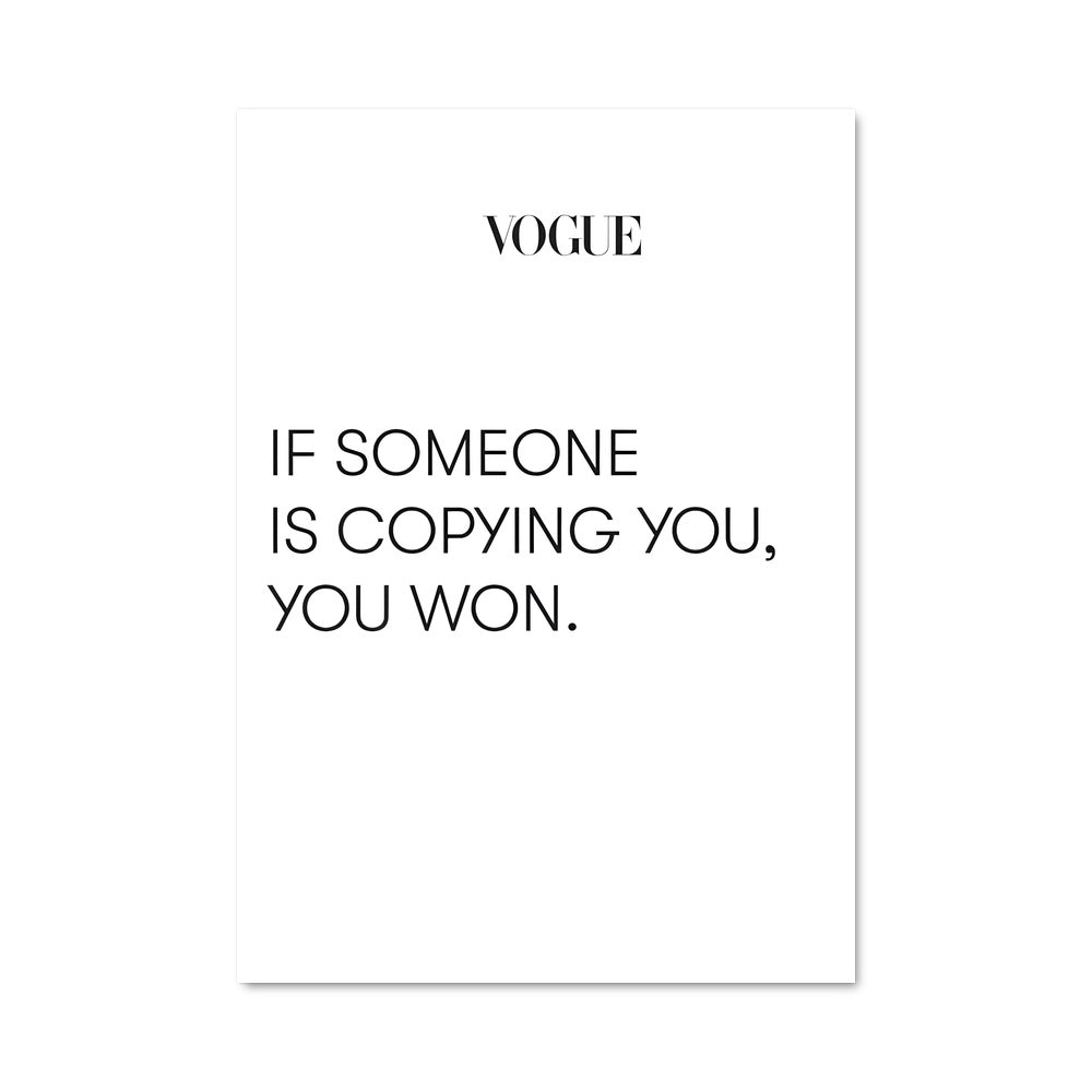 Poster Love in Vogue